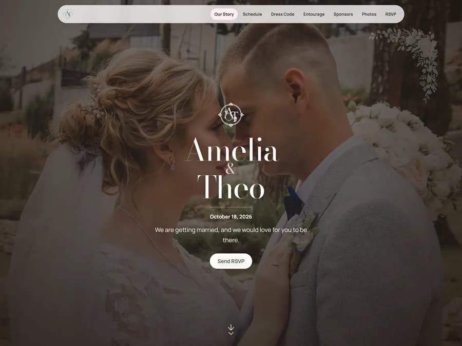 Wedding RSVP Experience preview